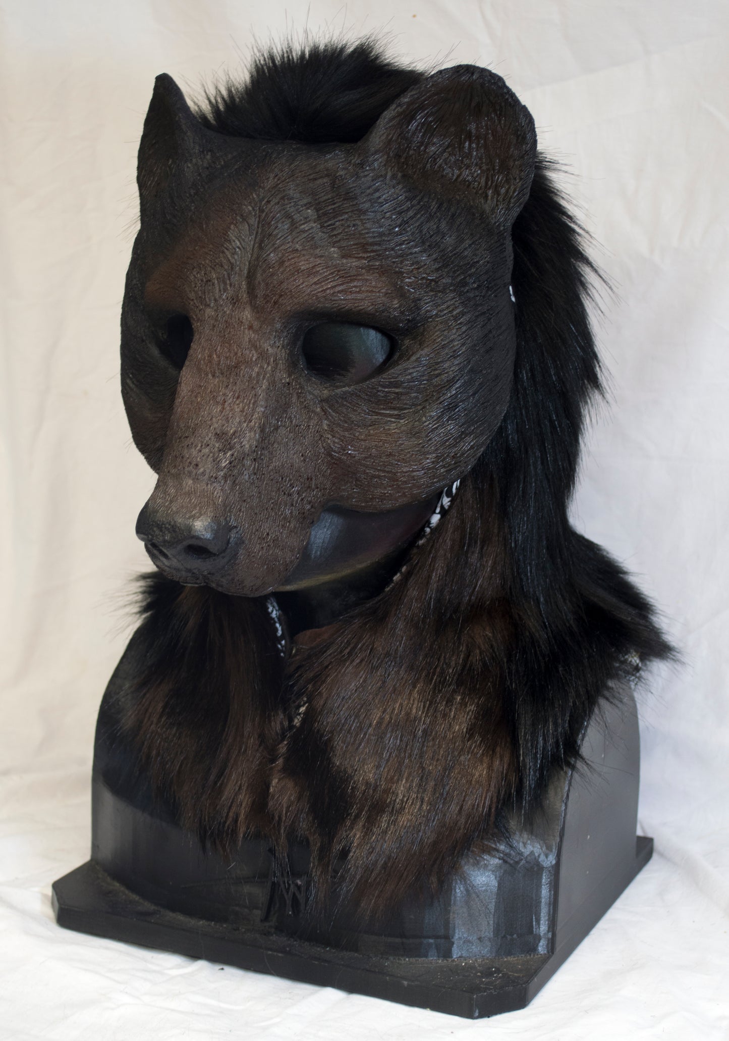 Awaykin Black bear Made to order combat friendly LARP half mask