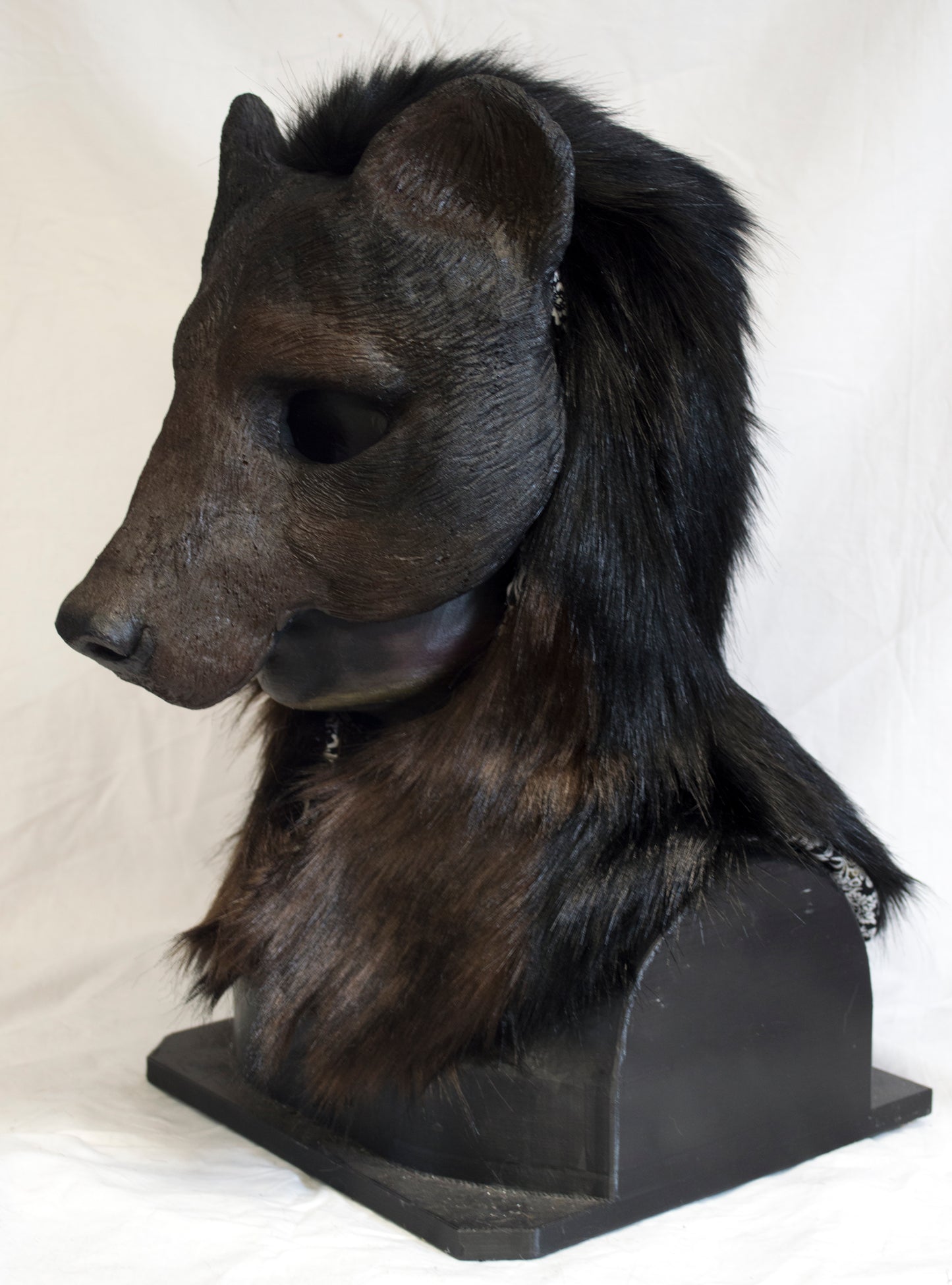 Awaykin Black bear Made to order combat friendly LARP half mask