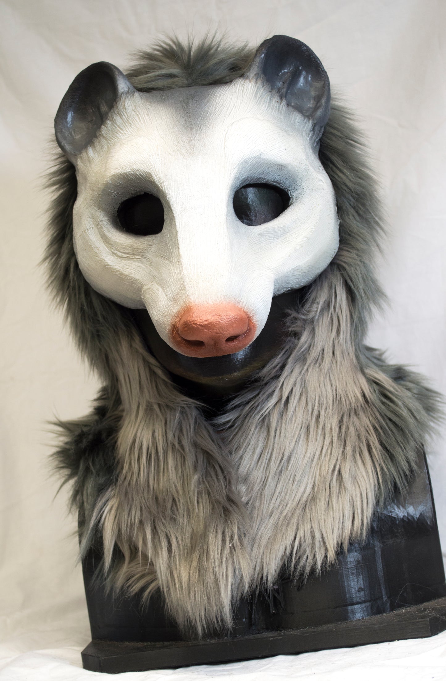 Awaykin Opossum: Made to order combat friendly LARP half mask