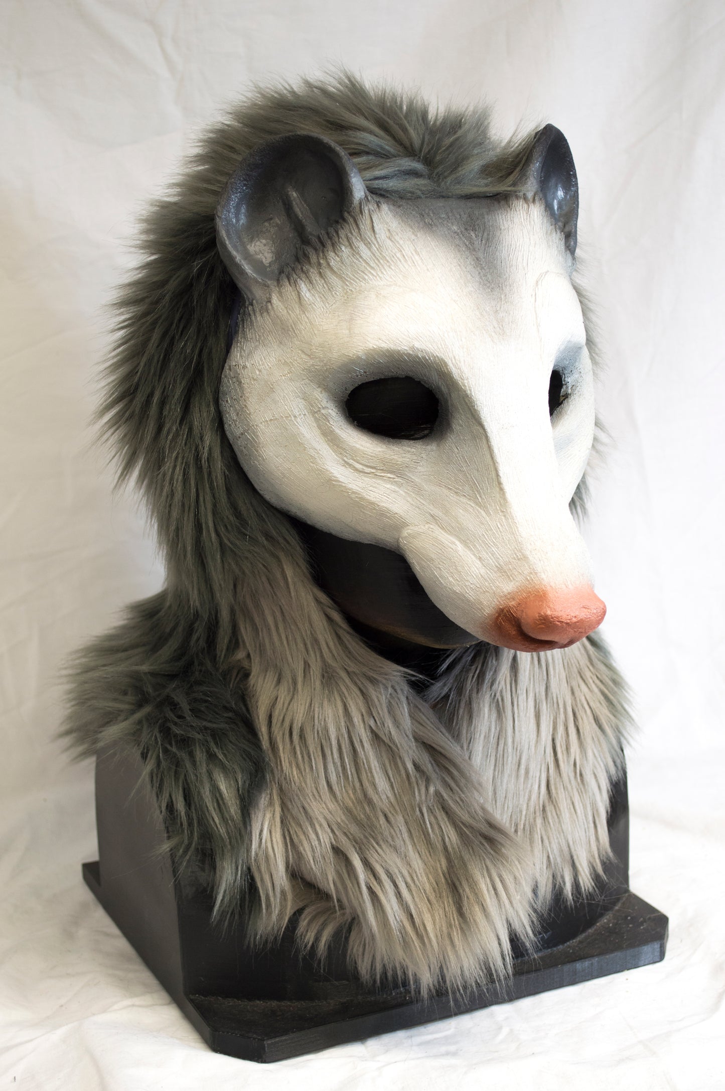 Awaykin Opossum: Made to order combat friendly LARP half mask