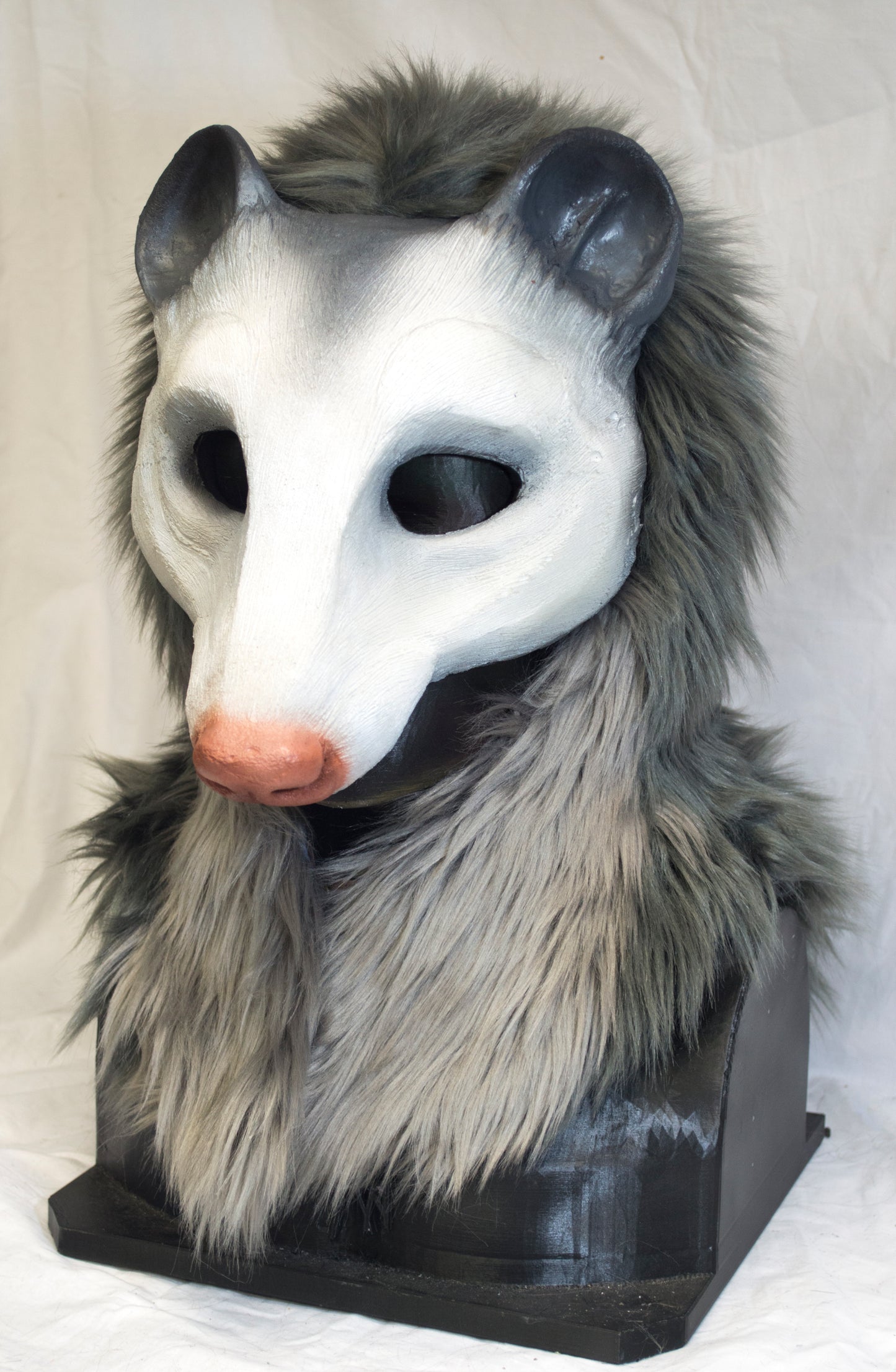 Awaykin Opossum: Made to order combat friendly LARP half mask