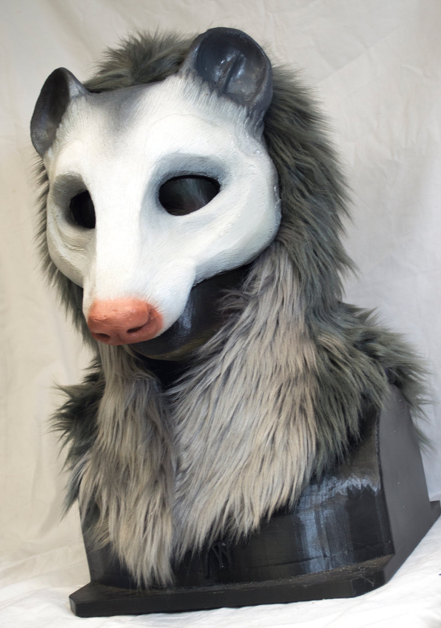 Awaykin Opossum: Made to order combat friendly LARP half mask