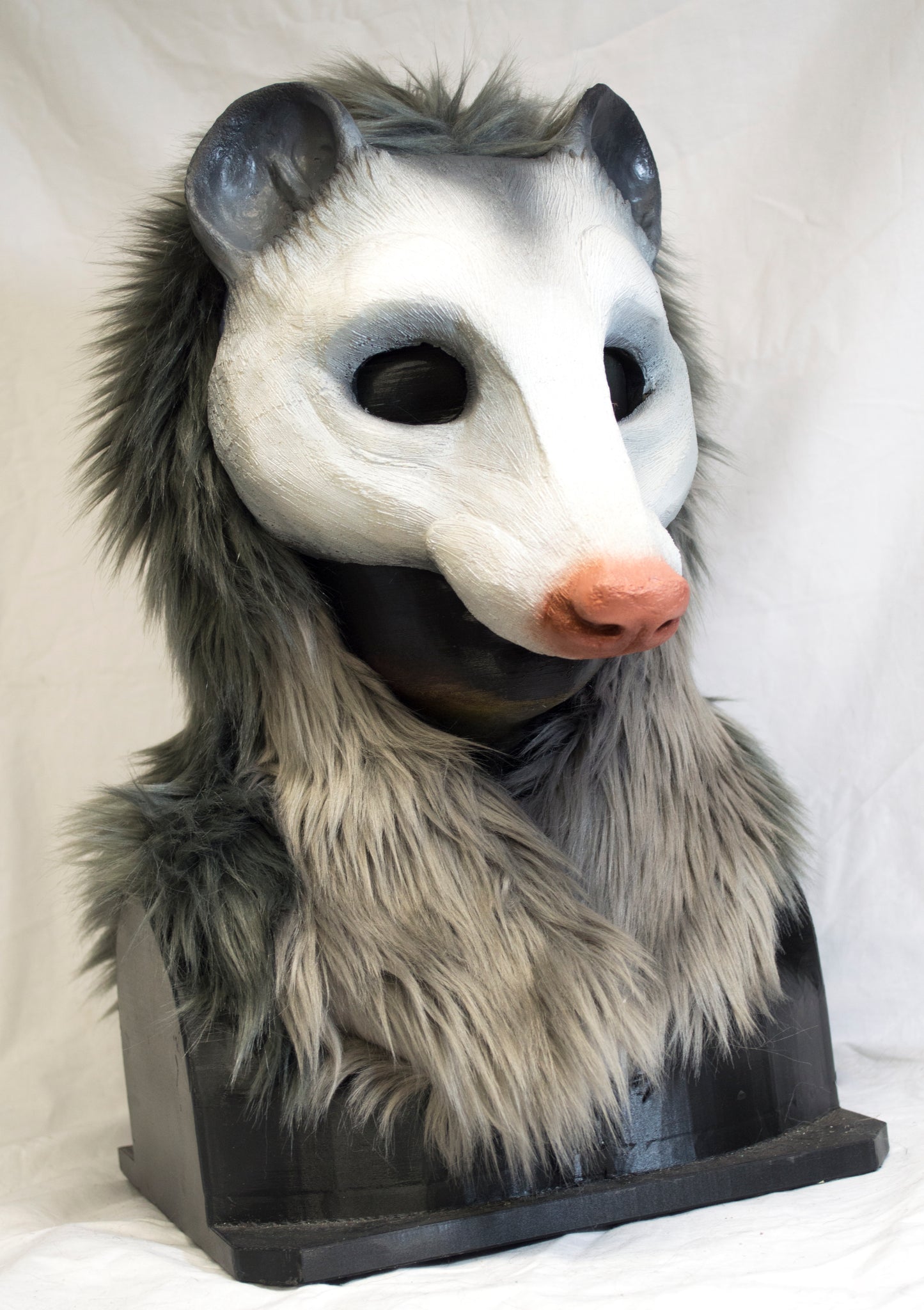 Awaykin Opossum: Made to order combat friendly LARP half mask