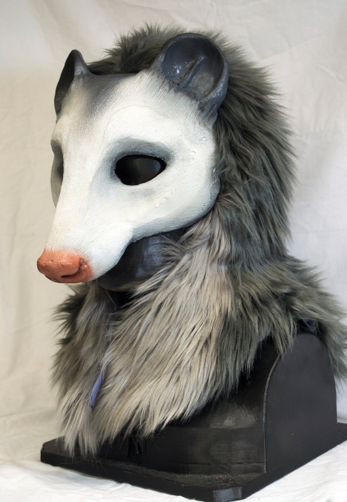 Awaykin Opossum: Made to order combat friendly LARP half mask