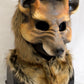 Awaykin Snarling Red wolf: Made to order combat friendly LARP half mask