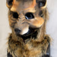 Awaykin Snarling Red wolf: Made to order combat friendly LARP half mask