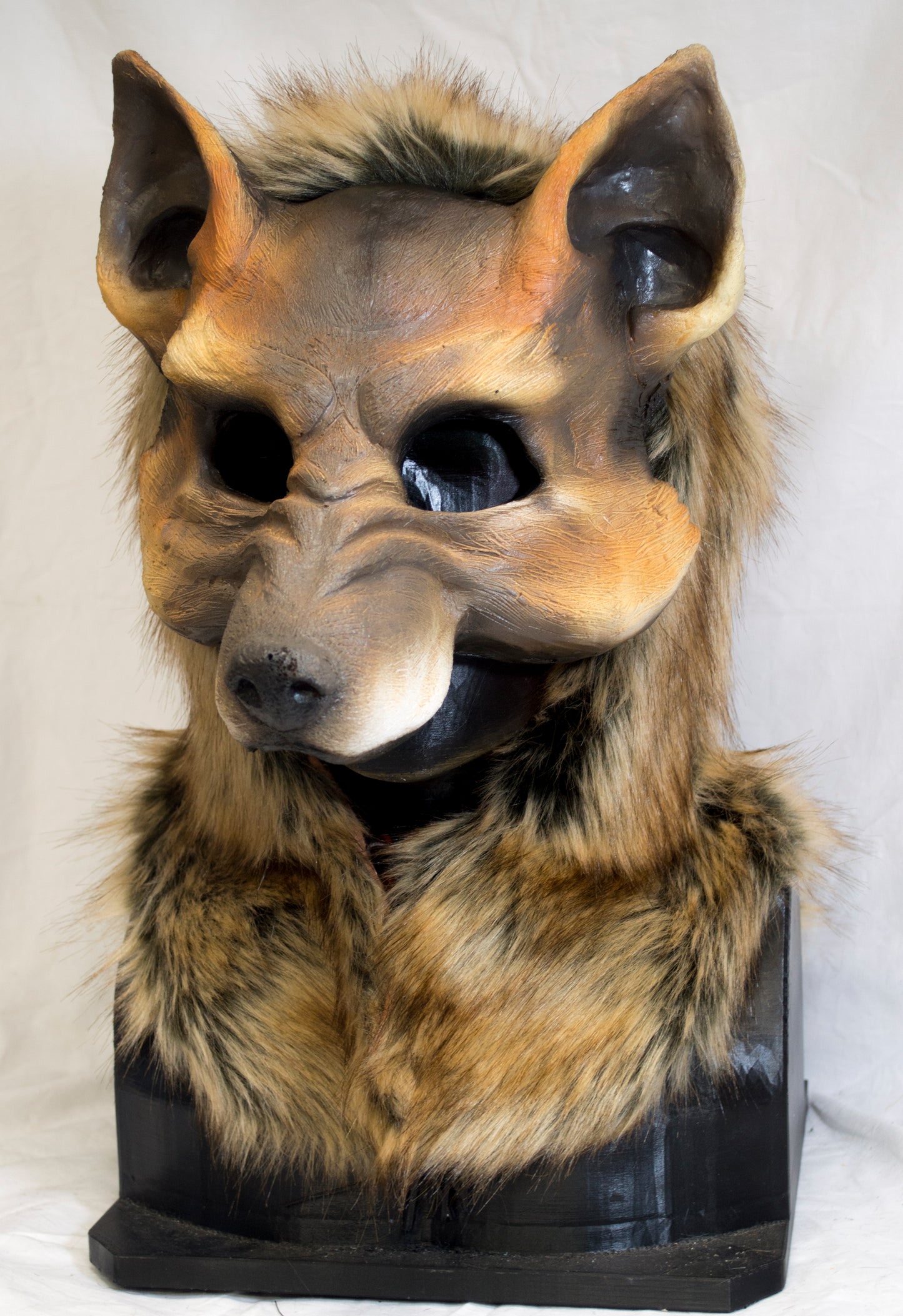 Awaykin Snarling Red wolf: Made to order combat friendly LARP half mask