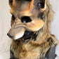 Awaykin Snarling Red wolf: Made to order combat friendly LARP half mask