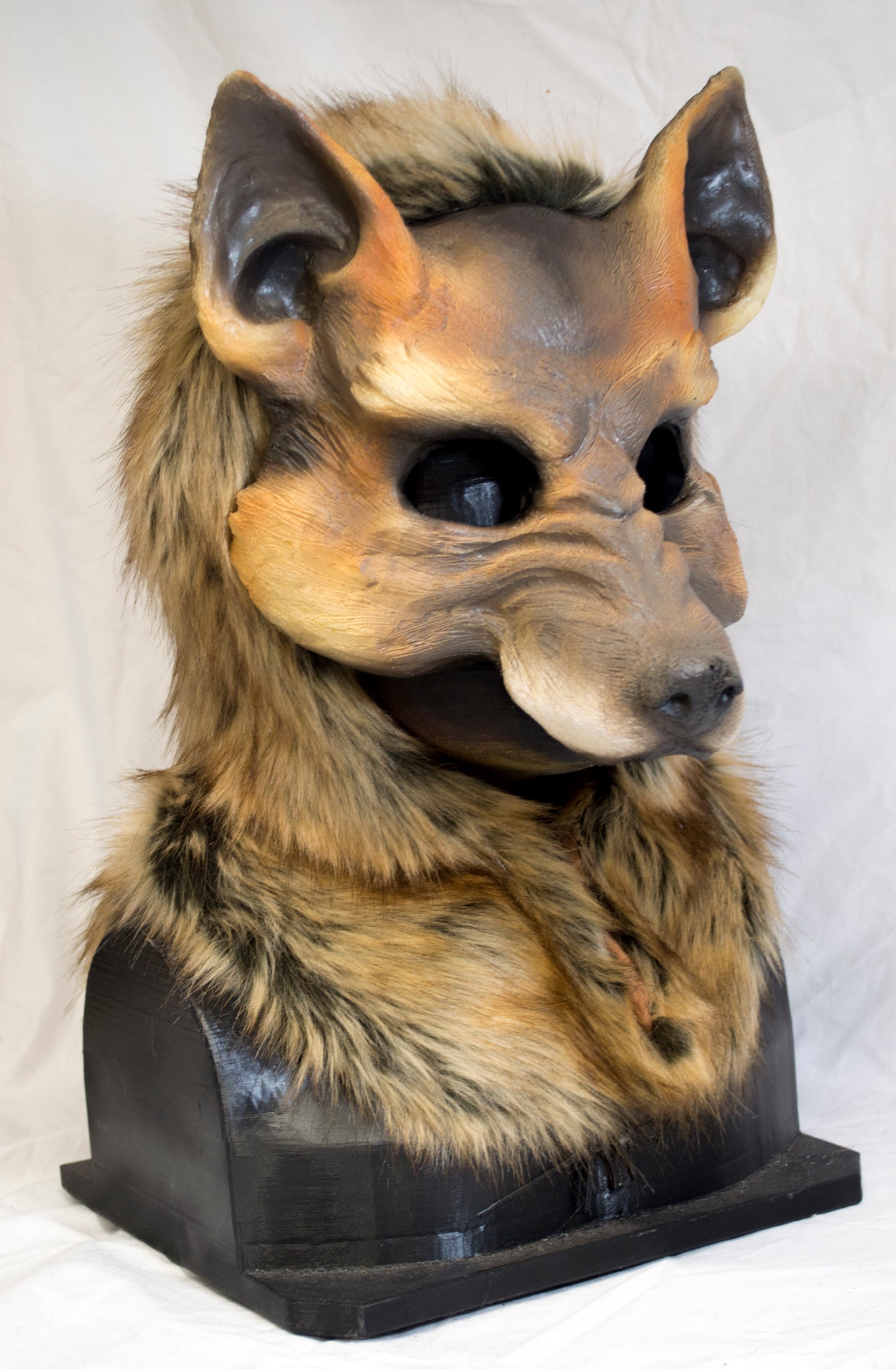 Awaykin Snarling Red wolf: Made to order combat friendly LARP half mask