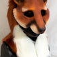 Awaykin Red fox: Made to order combat friendly LARP half mask