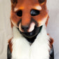 Awaykin Red fox: Made to order combat friendly LARP half mask