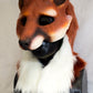 Awaykin Red fox: Made to order combat friendly LARP half mask