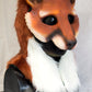 Awaykin Red fox: Made to order combat friendly LARP half mask