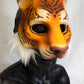 Awaykin Tiger: Made to order combat friendly LARP painted half mask