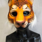 Awaykin Tiger: Made to order combat friendly LARP painted half mask