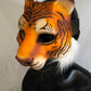 Awaykin Tiger: Made to order combat friendly LARP painted half mask