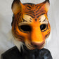 Awaykin Tiger: Made to order combat friendly LARP painted half mask