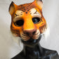 Awaykin Tiger: Made to order combat friendly LARP painted half mask
