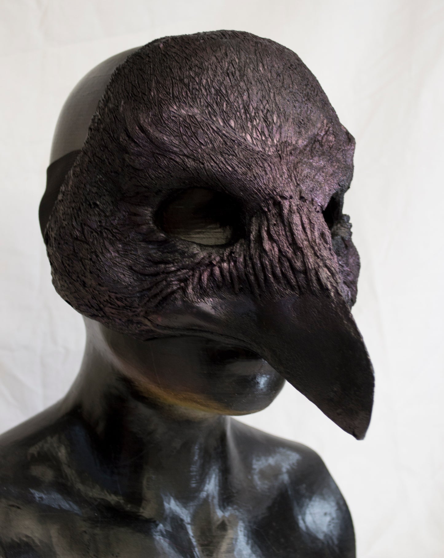 Awaykin Raven: Made to order combat friendly LARP half mask