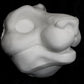 Feline soft foam head base for costumes, mascots and fursuits.