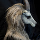 Custom painted hooded Awaykin mask with horns