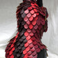 Custom painted Scaled hooded Awaykin mask