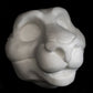 Feline soft foam head base for costumes, mascots and fursuits.