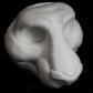 Feline soft foam head base for costumes, mascots and fursuits.
