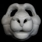 Feline soft foam head base for costumes, mascots and fursuits.