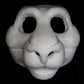 Feline soft foam head base for costumes, mascots and fursuits.
