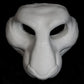 Feline soft foam head base for costumes, mascots and fursuits.