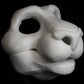 Feline soft foam head base for costumes, mascots and fursuits.
