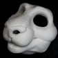Feline soft foam head base for costumes, mascots and fursuits.