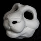 Feline soft foam head base for costumes, mascots and fursuits.