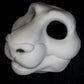 Feline soft foam head base for costumes, mascots and fursuits.