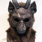 Custom painted hooded Awaykin mask with horns