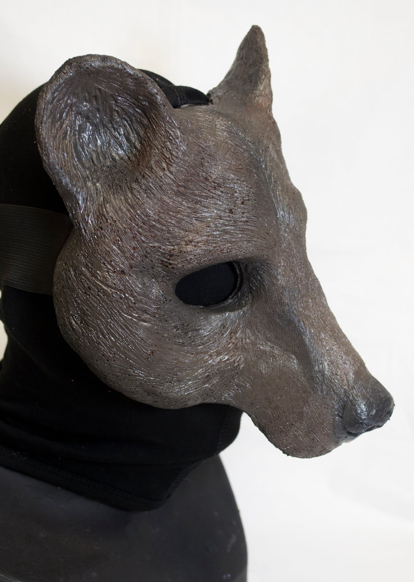 Brown bear durable mask for LARP, performance and costuming