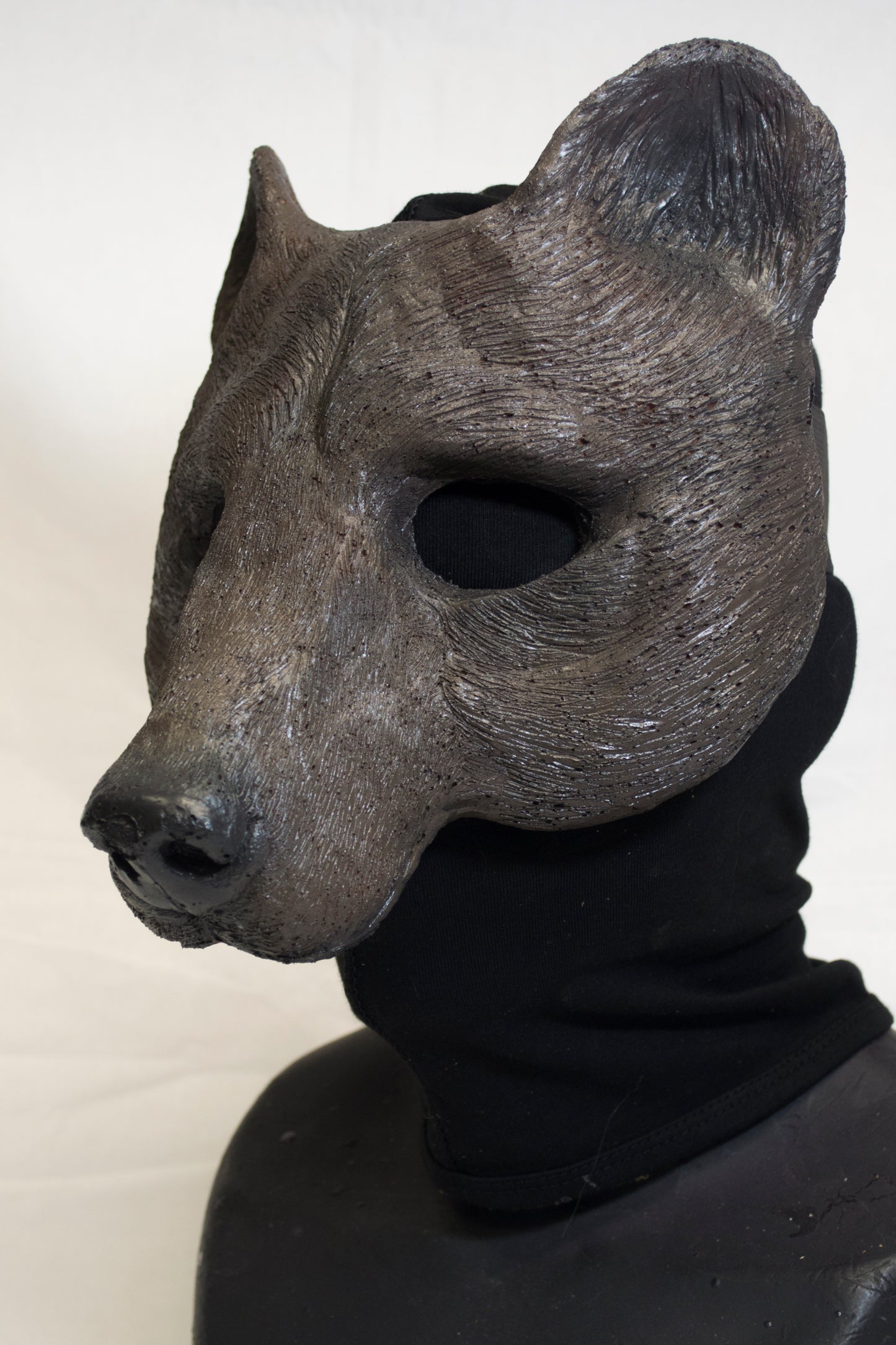 Brown bear durable mask for LARP, performance and costuming