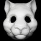 Slimline Feline soft foam head base for LARP costumes, mascots and fursuits.