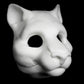 Slimline Feline soft foam head base for LARP costumes, mascots and fursuits.