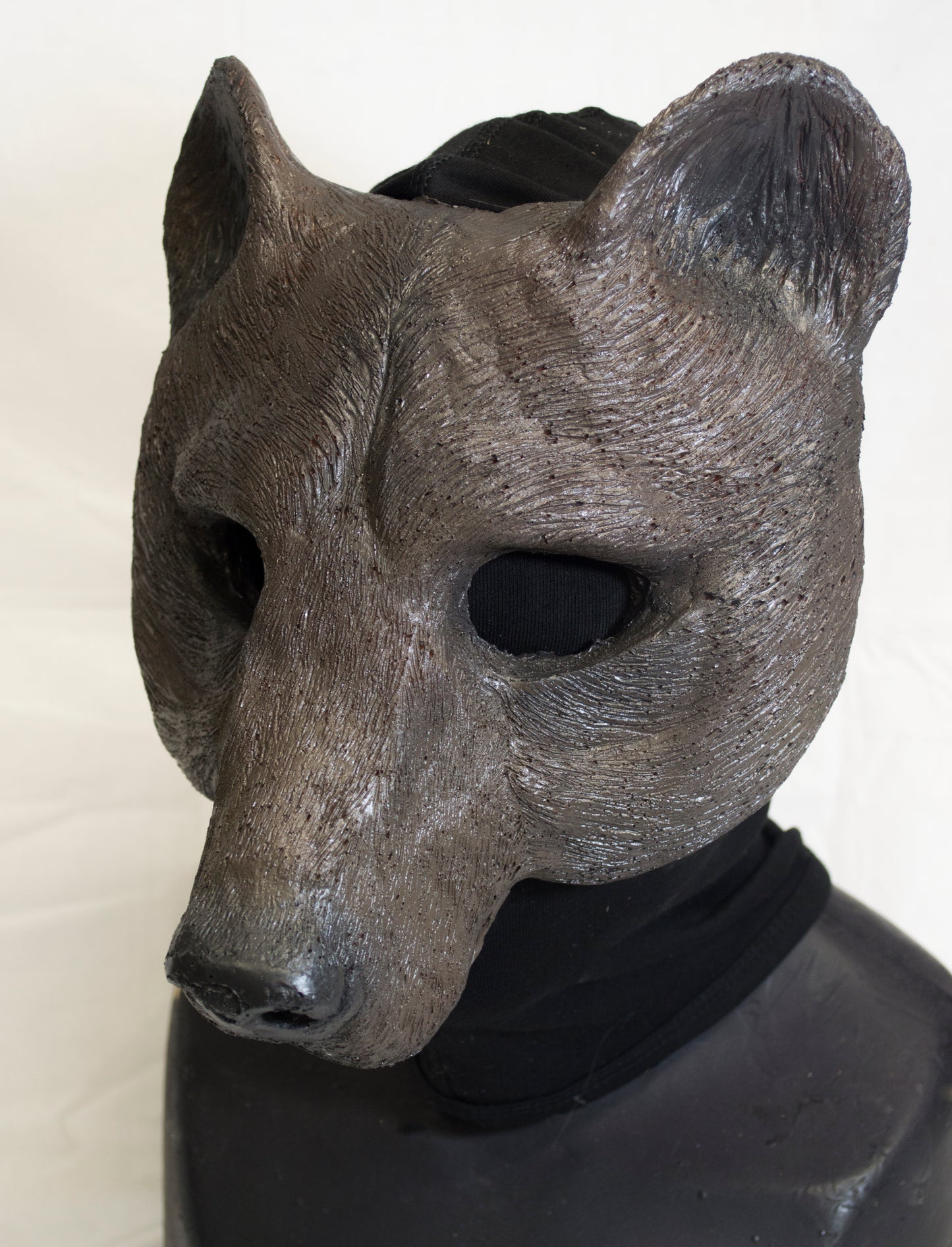 Brown bear durable mask for LARP, performance and costuming