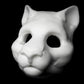 Slimline Feline soft foam head base for LARP costumes, mascots and fursuits.