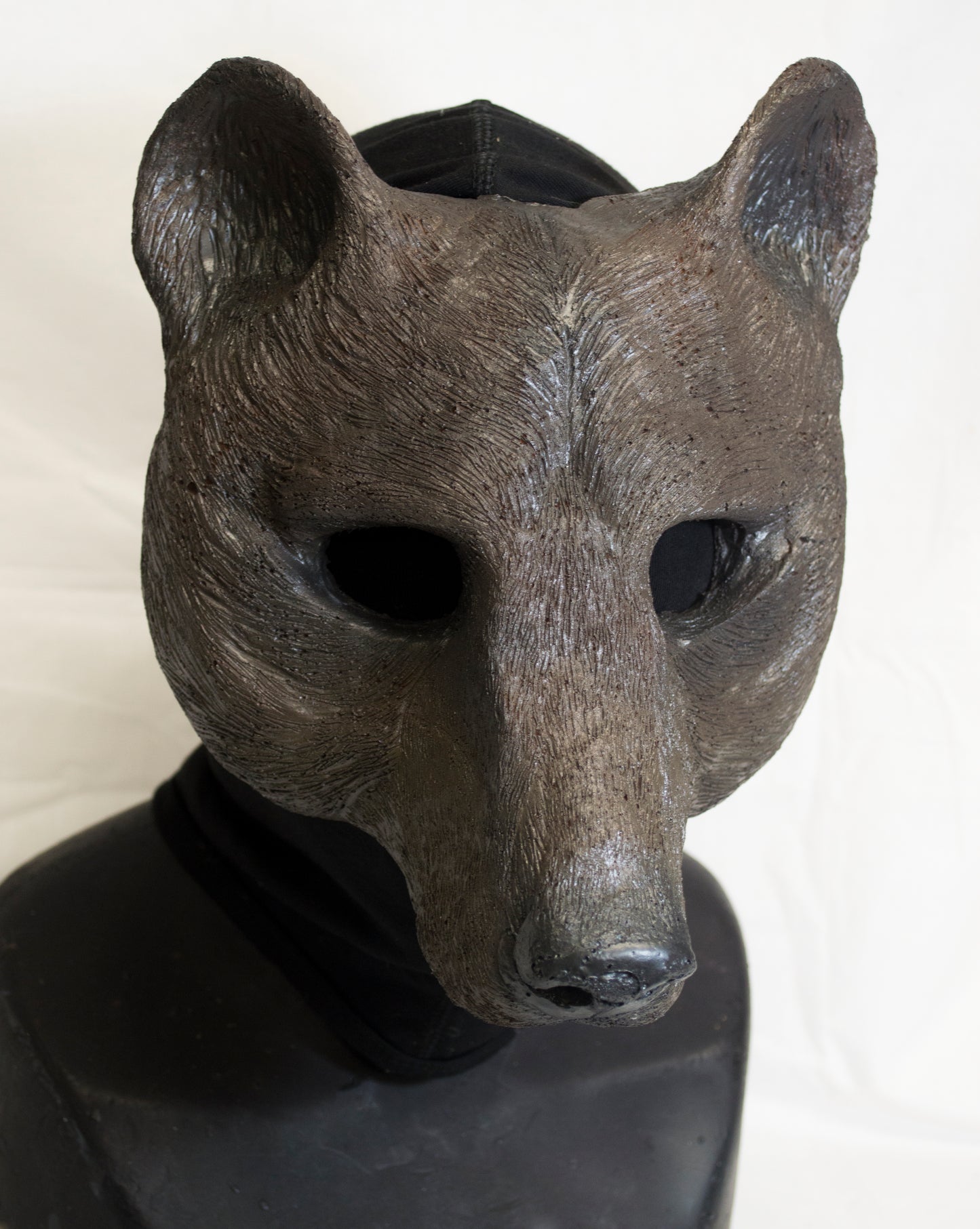 Brown bear durable mask for LARP, performance and costuming