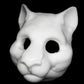 Slimline Feline soft foam head base for LARP costumes, mascots and fursuits.