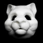 Slimline Feline soft foam head base for LARP costumes, mascots and fursuits.