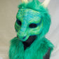 Awaykin Fured Dragon: Made to order combat friendly LARP half mask