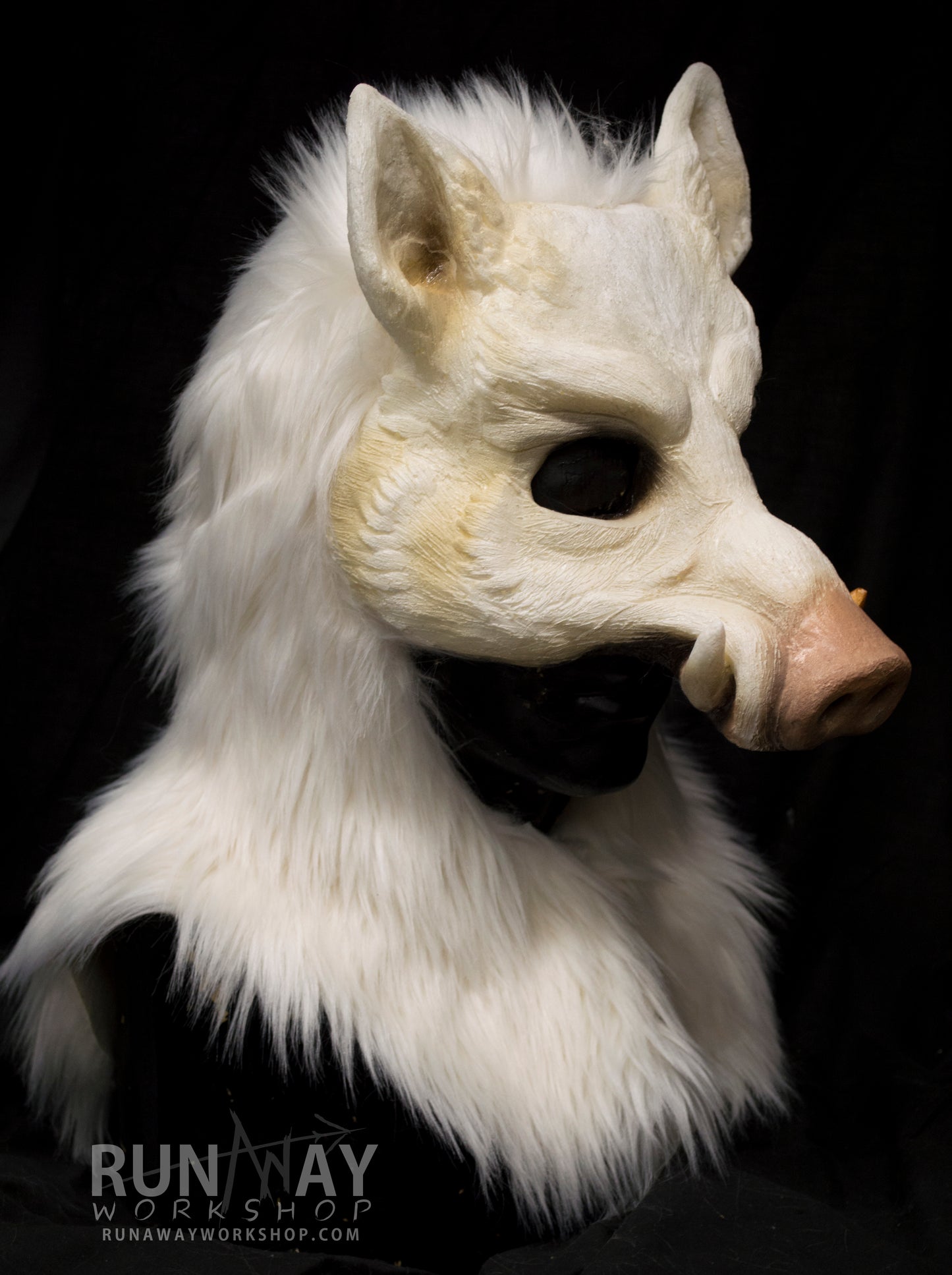 Awaykin Wild Boar : Made to order combat friendly LARP half mask