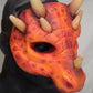 Awaykin Dragonborn: Made to order combat friendly LARP painted half mask