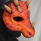 Awaykin Dragonborn: Made to order combat friendly LARP painted half mask