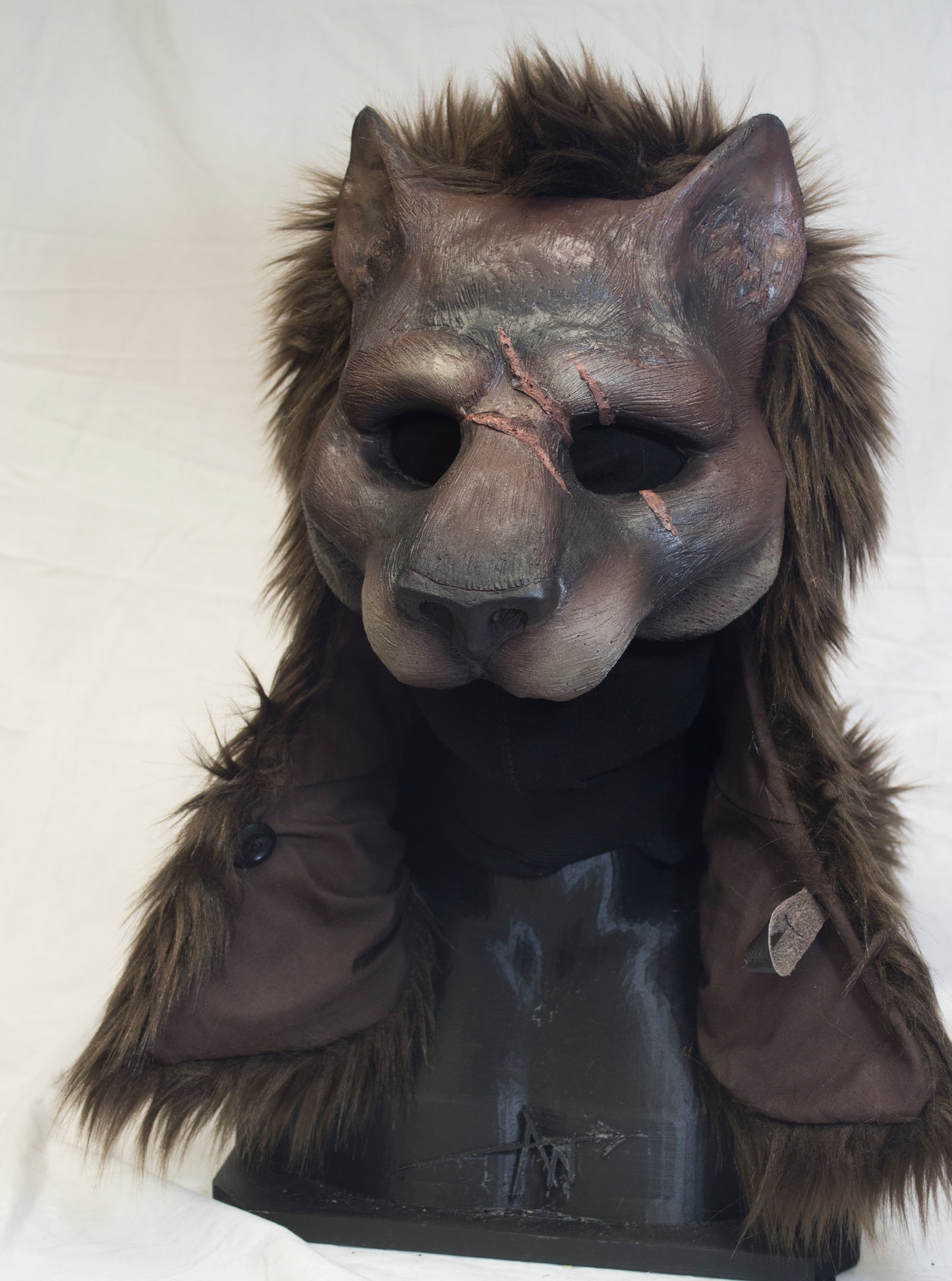 Custom painted hooded Awaykin mask